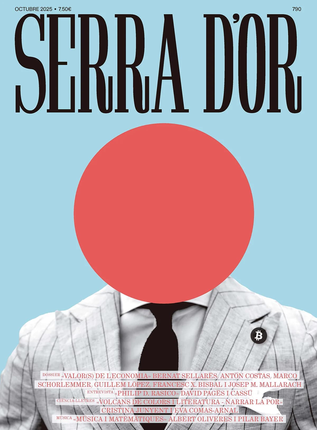 Portada del número 790 del Serra d’Or (octubre del 2025), una de les revistes amb historietes de l’estudi